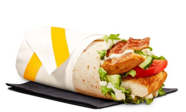 Mcdonalds Chicken & Bacon McWrap - Grilled