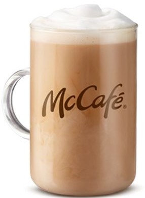 Mcdonalds Latte - 2% milk