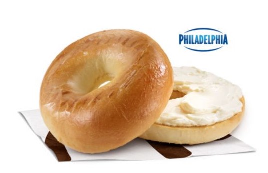 Mcdonalds Plain Bagel With Regular Cream Cheese Product