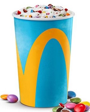 Mcdonalds Smarties McFlurry