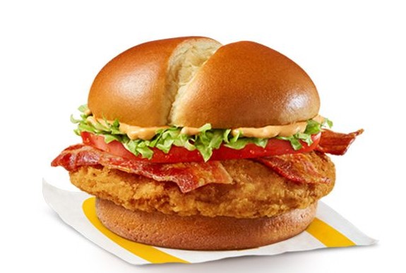 Mcdonalds Spicy McCrispy Bacon Deluxe