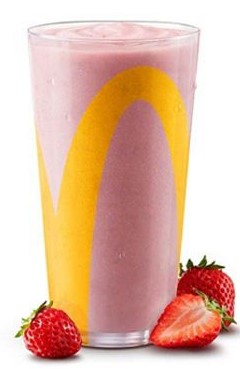 Mcdonalds Strawberry Triple Thick Milkshake