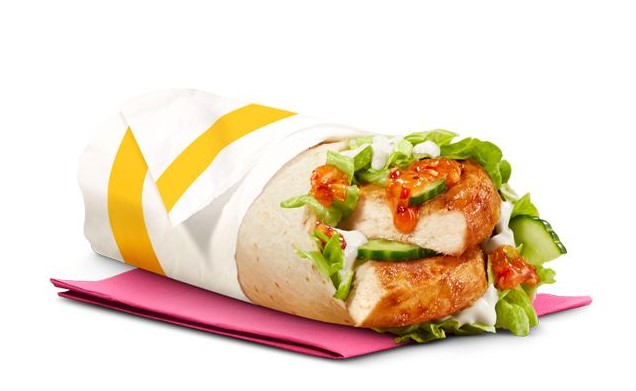 Mcdonalds Sweet Chili McWrap - Grilled